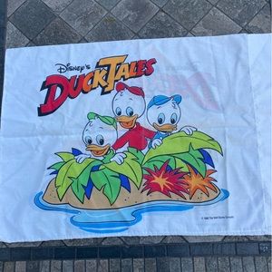 🏰🔥 Vintage 1986 Walt Disney Co. Duck Tales Standard Pillowcase Made in USA